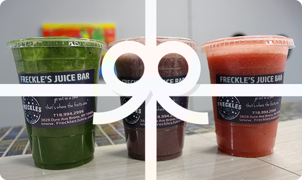 Three vouchers: Each Good for One $6 Smoothie